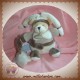 DOUDOU ET COMPAGNIE SOS OURS BOULE BLANC GRIS TAUPE GRAINE DE DOUDOU AVION HOCHET