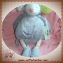 DIMPEL SOS DOUDOU SOURIS CERISE GRISE RAYE 25 CM