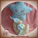 GIPSY SOS DOUDOU OURS BLEU MUSICAL LUNE ECRU ETOILE