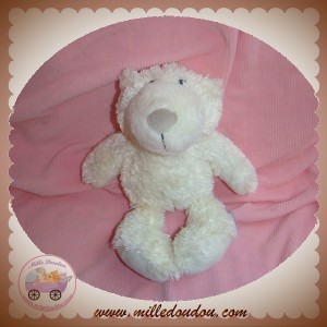 SIGIKID SOS DOUDOU OURS BLANC ECRU POLAIRE