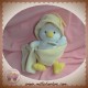 BABYNAT BABY NAT SOS DOUDOU POUSSIN CANARD BLANC COQUILLE MOUCHOIR JAUNE CLAIR