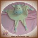 TCF SOS DOUDOU VACHE GIRAFE PLAT ECRU BLEU FAIS MOI UN BISOU