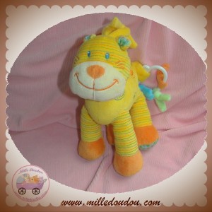 NICOTOY SOS DOUDOU LION CHAT JAUNE MUSICAL