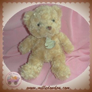 HISTOIRE D'OURS SOS DOUDOU OURS MARRON BEIGE MIEL CALIN