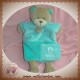 BABYNAT BABY NAT SOS DOUDOU OURS BEIGE MARIONNETTE VERT O COMME