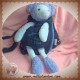 HISTOIRE D'OURS SOS DOUDOU KOALA VIOLET MAUVE MOUCHOIR SAC EN BALADE