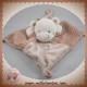 MOTS D'ENFANTS SOS DOUDOU VACHE GIRAFE BEIGE MARRON PLAT OISEAU