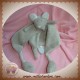 DIMPEL SOS DOUDOU SOURIS MANOU PLAT GRIS TAUPE