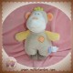 SUCRE D'ORGE SOS DOUDOU SINGE GRIS CORPS VERT ORANGE CARRE