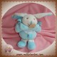 DOUDOU ET COMPAGNIE SOS LAPIN MERLIN BLEU BOULE