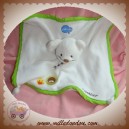 ITSLMAGICAL SOS DOUDOU SOURIS BLANCHE PLAT LISERET VERT POUSSIN KICONICO