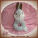 DISNEY SOS DOUDOU LAPIN PAN PAN BLANC GRIS MARRON HOCHET