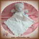 SUCRE D'ORGE SOS DOUDOU OURS GRIS BLEU MOUCHOIR POCHE CAJOU