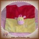 DOU KIDOU SOS DOUDOU GIRAFE VACHE PLATE ROUGE ORANGE ROSE DOUKIDOU