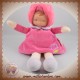 COROLLE SOS DOUDOU POUPEE ROBE ROSE COEUR VIOLET