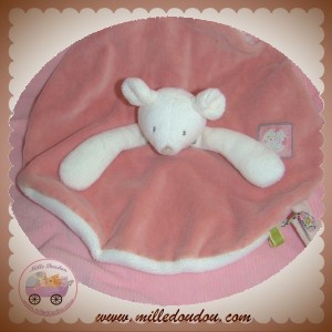 MOULIN ROTY SOS DOUDOU SOURIS MYRTILLE ET CAPUCINE BLANC PLAT ROSE