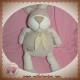 CREDIT AGRICOLE SOS DOUDOU LAPIN ECRU BEIGE 30 CM