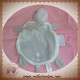 QUAX SOS DOUDOU TORTUE PLAT GRIS BLANC THEODORE