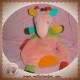 BABYSUN BABY SUN SOS DOUDOU GIRAFE PLATE ROSE VERT DENTITION FLEUR