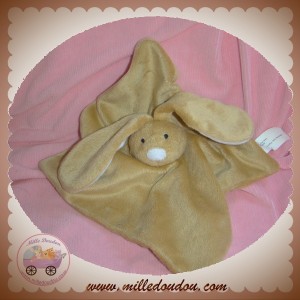 MATIS SOS DOUDOU LAPIN PLAT MARRON TRUFFE BLANCHE