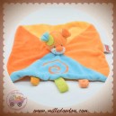 NATTOU SOS DOUDOU CHIEN FUNNY FARMERS PLAT ORANGE BLEU