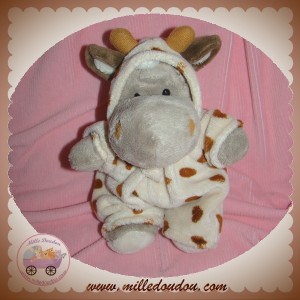 PLANET PLUCH SOS DOUDOU HIPPOPOTAME DEGUISE EN CERF