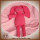 PETIT BATEAU SOS DOUDOU LAPIN TISSU ROSE FUSHIA