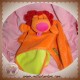 LILLIPUTIENS SOS DOUDOU LION PLAT SOURIS VERT ORANGE