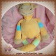 NOUNOURS SOS DOUDOU GIRAFE ORANGE BEIGE BRAS BLEU VERT