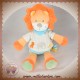 TEX SOS DOUDOU LION ORANGE TSHIRT GRIS ELEPHANT CORPS BLEU