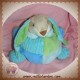 MAXITA SOS DOUDOU LAPIN MARRON BOULE BLEU VERT