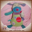 MOULIN ROTY SOS DOUDOU CHIEN BEIGE CORPS PRUNE VERT ROND LES JOLIS PAS BEAUX