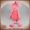 BOUT'CHOU MONOPRIX SOS DOUDOU LAPIN ROSE RAYE ECHARPE