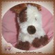 LASCAR SOS DOUDOU CHIEN BLANC MARRON POIL ASSIS