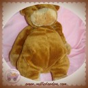 SOS DOUDOU OURS MARRON BILLES VENTRE TRUFFE CLAIR