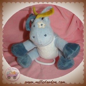 NOUKIE'S SOS DOUDOU DRAGON LUCIEN BLEU JAUNE MUSICAL