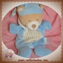 CMP SOS DOUDOU OURS BEIGE MARIONNETTE RAYE BEIGE MES PETITS CAILLOUX