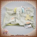 LES CHATOUNETS SOS DOUDOU ELEPHANT GRIS PLAT VERT