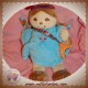 NOUKIE'S SOS DOUDOU POUPEE INDIENNE NOA TIDOU ECRU BLEU MUSICAL