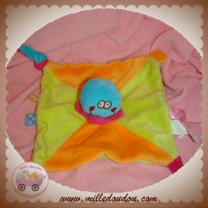 BADABULLE SOS DOUDOU PIEUVRE BLEU PLAT ORANGE VERT FUTE