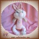 DISNEY SOS DOUDOU LAPIN PAN PAN BEIGE ROSE PAPILLON HOCHET