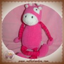 DPAM SOS DOUDOU VACHE GIRAFE ROSE HOCHET