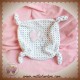 POMMETTE SOS DOUDOU MOUCHOIR PLAT ELEPHANT COEUR SO CUTE