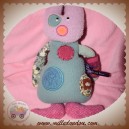 MOULIN ROTY SOS DOUDOU LAPIN VIOLET CORPS LAINE VERT ROND LES JOLIS PAS BEAUX