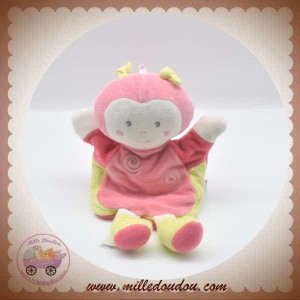 SUCRE D'ORGE SOS DOUDOU COCCINELLE PAPILLON MARIONNETTE ROSE VERT