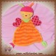 BABYSUN BABY SUN SOS DOUDOU PAPILLON COCCINELLE PLAT ORANGE ROSE