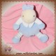 BESTEVER SOS DOUDOU LAPIN BLANC BLEU BOULE MUSICAL