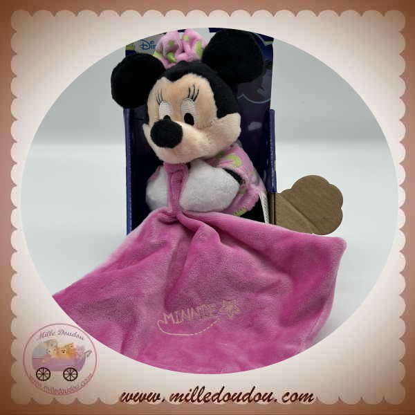 DISNEY NICOTOY SOS DOUDOU MINNIE SOURIS ASSIS MOUCHOIR ROSE