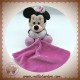 DISNEY NICOTOY SOS DOUDOU MINNIE SOURIS ASSIS MOUCHOIR ROSE FLUORESCENT