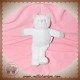 JACADI SOS DOUDOU OURS BLANC VICHY GRIS